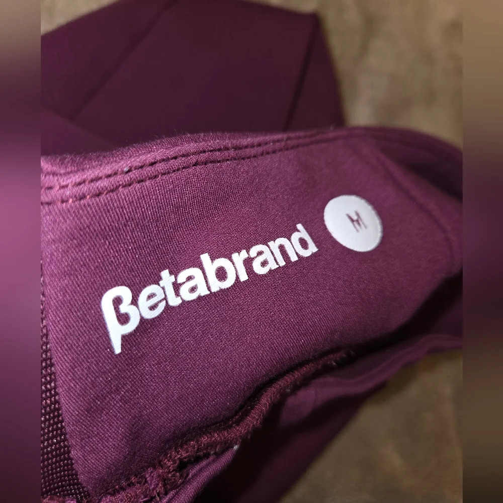 G302. Betabrand Power Down DPYP™ Dress Pant Yoga Pant in Maroon - Size M - Picture 6 of 10